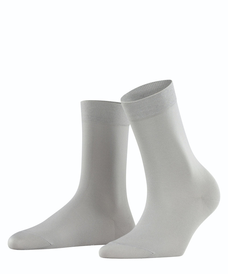 FALKE Cotton Touch Damen Socken Grau