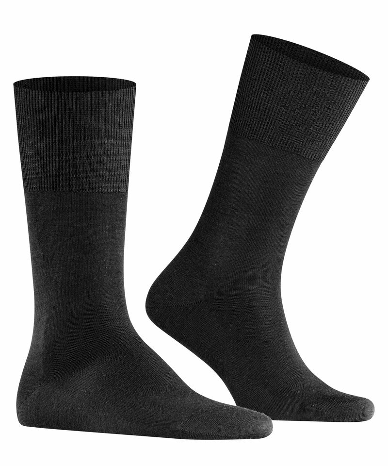 FALKE Airport Herren Socken Schwarz