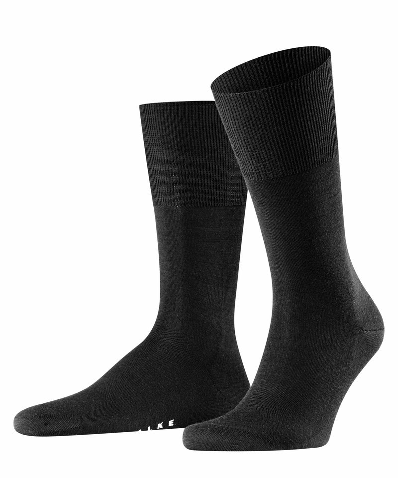 FALKE Airport Herren Socken Schwarz