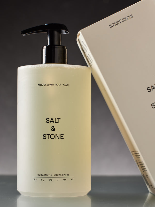 SALT & STONE BODY WASH – Bergamot & Eucalyptus