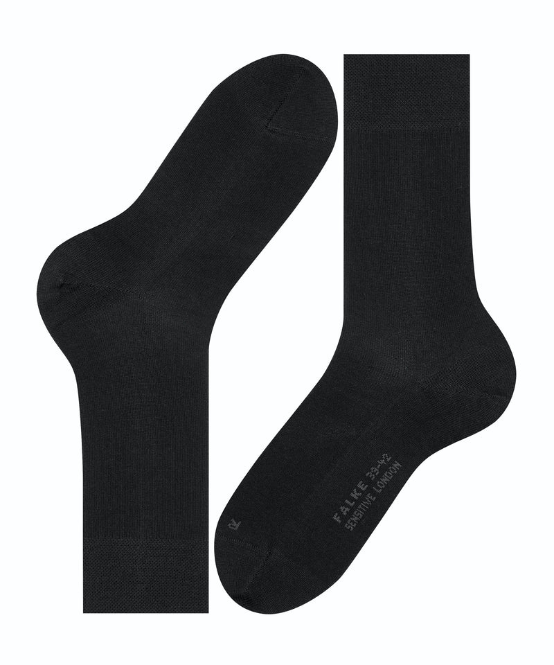 FALKE Sensitive London Herren Socken Schwarz