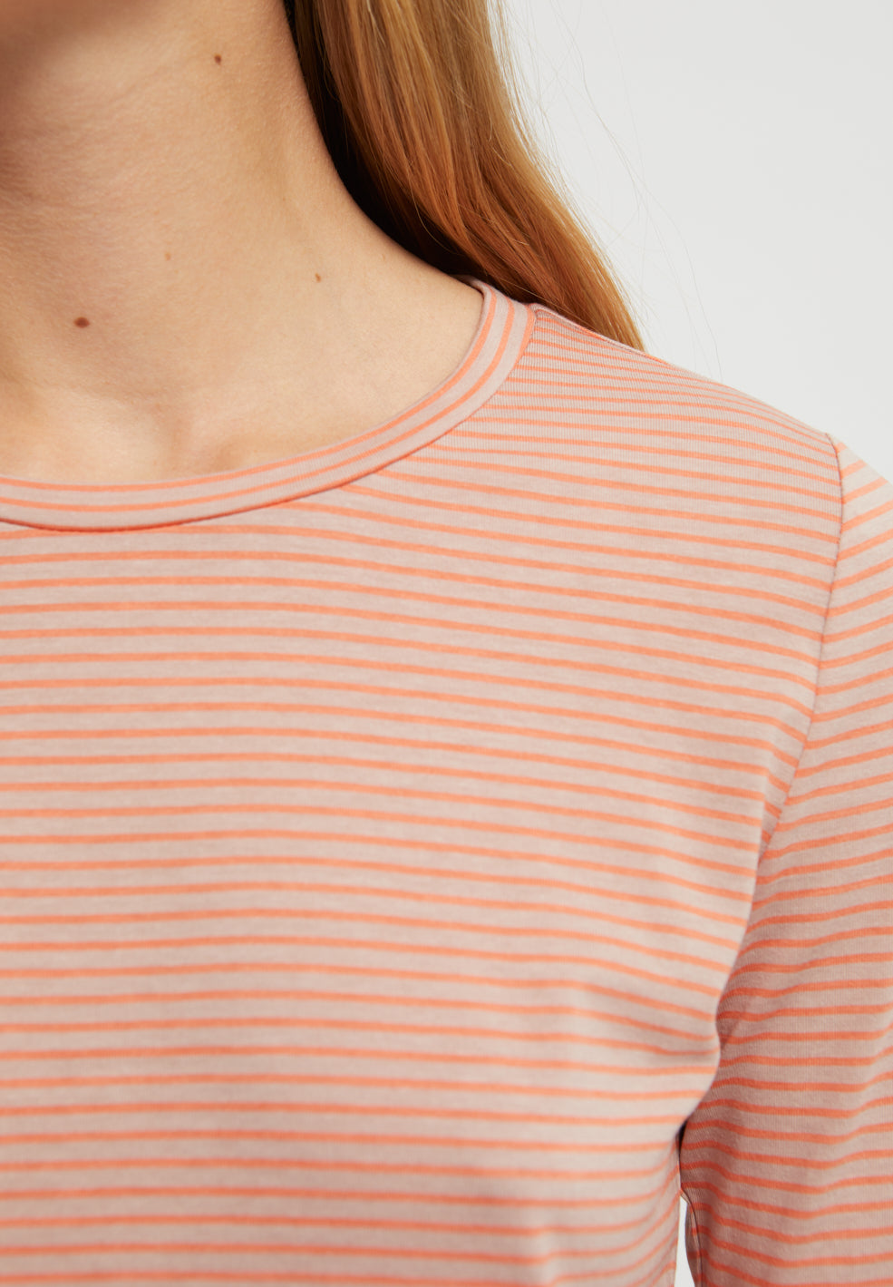 ARMEDANGELS - LARENAA SMALL STRIPES Longsleeve aus TENCEL™ Lyocell Mix