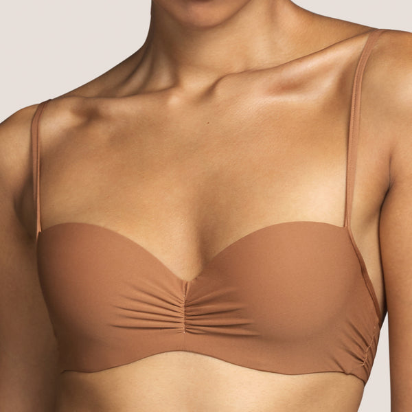 Andres Sarda Swimwear ADICHIE Gemoldeter Bikini-Top Brandy I 3409914BRA