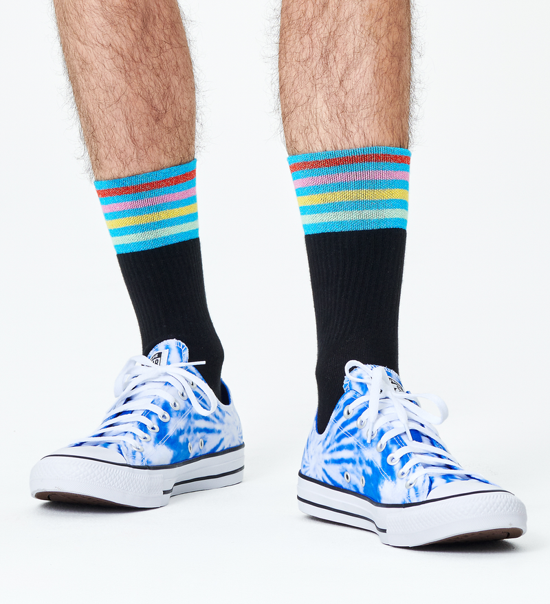 Happy Socks COLOUR CUFF 3/4 CREW SOCK I ATCOC14-9300