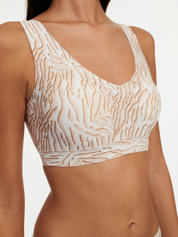 Chantelle SOFTSTRETCH Bustier Desert Sand Print I C11D10-0A3