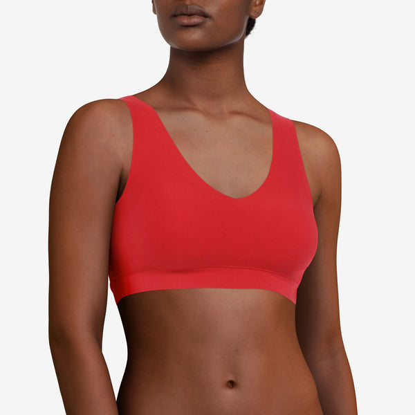 Chantelle SOFTSTRETCH Oberteil Bustier Padded V Neck Coquelicot I C16A10-0YU