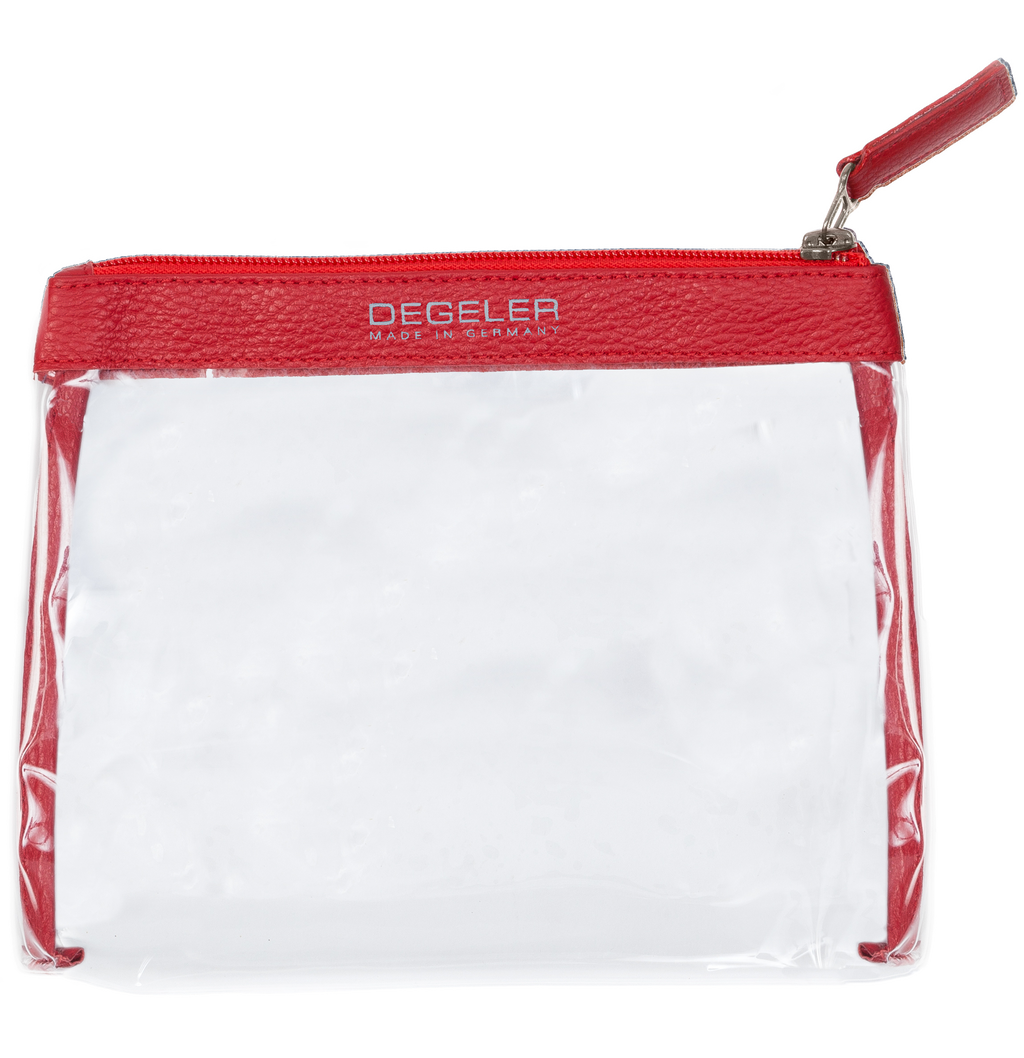 EVDIAGD Transparente Kosmetiktaschen-Set – 4 Größen, Pink, TSA-geeignet, Für Reise & Badezimmer