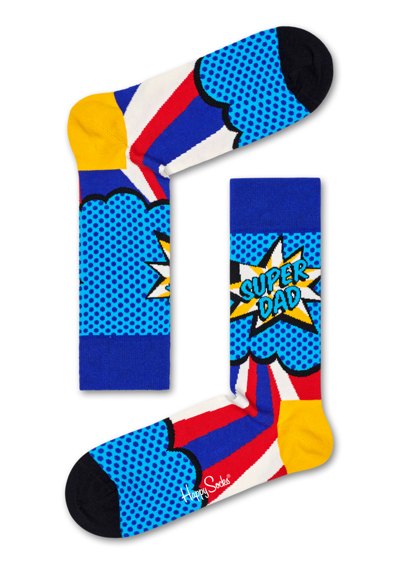 Happy Socks Super Dad Sock I DAD01-6300