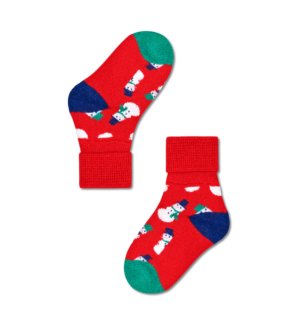 Happy Socks Kids Snowman Cozy Sock I KWSNS23-4300