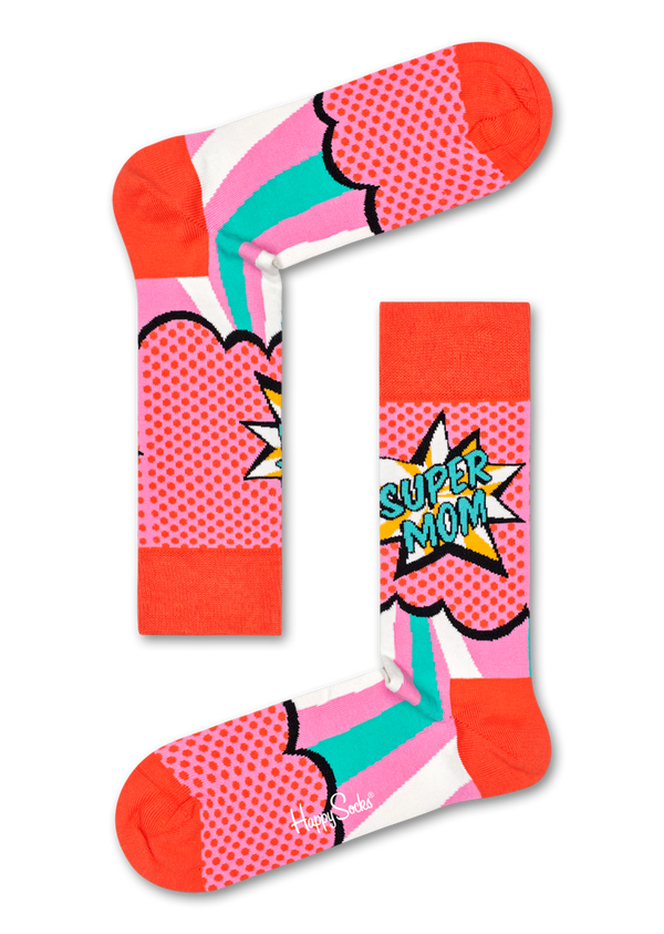 Happy Socks Super Mom Sock I MOM01-4000