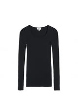 ARMEDANGELS - ALAANI CREWNECK Pullover aus Bio-Baumwolle Black