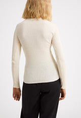 ARMEDANGELS - ALAANI Pullover aus Bio-Baumwolle Oatmilk