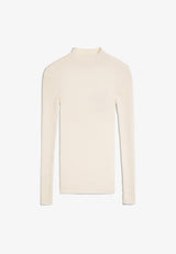 ARMEDANGELS - ALAANI Pullover aus Bio-Baumwolle Oatmilk