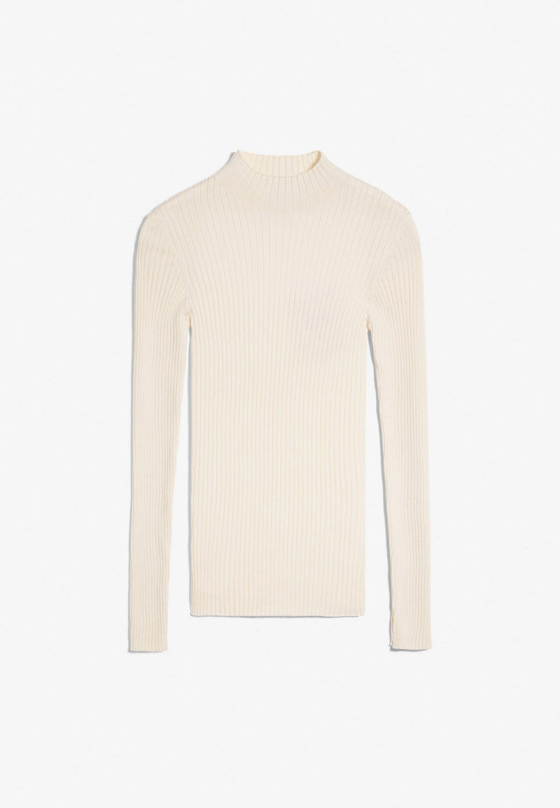 ARMEDANGELS - ALAANI Pullover aus Bio-Baumwolle Oatmilk