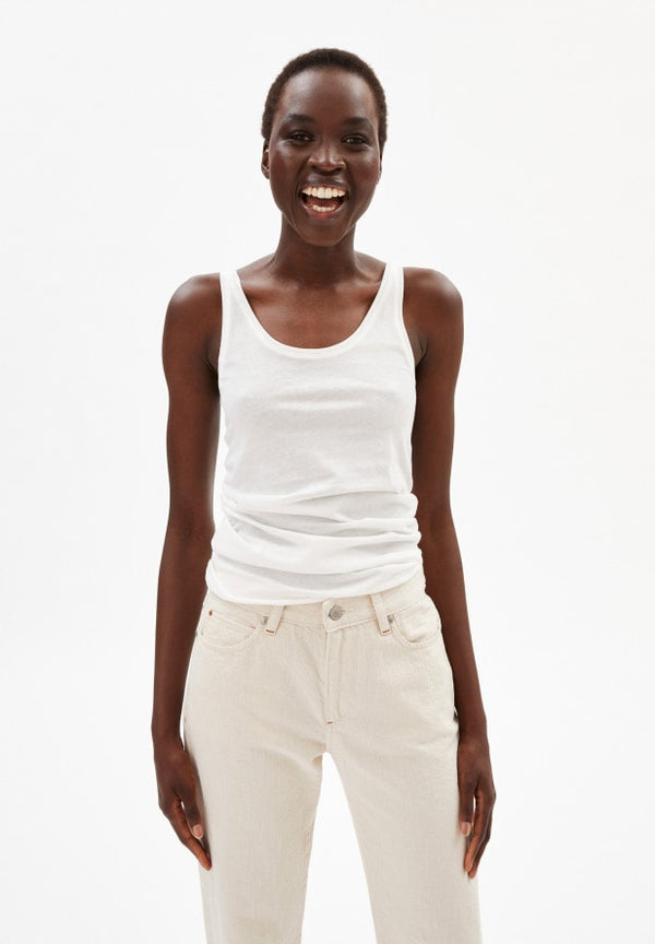 ARMEDANGELS - BEAA SOFT TOP AUS BIO-BAUMWOLLE off white