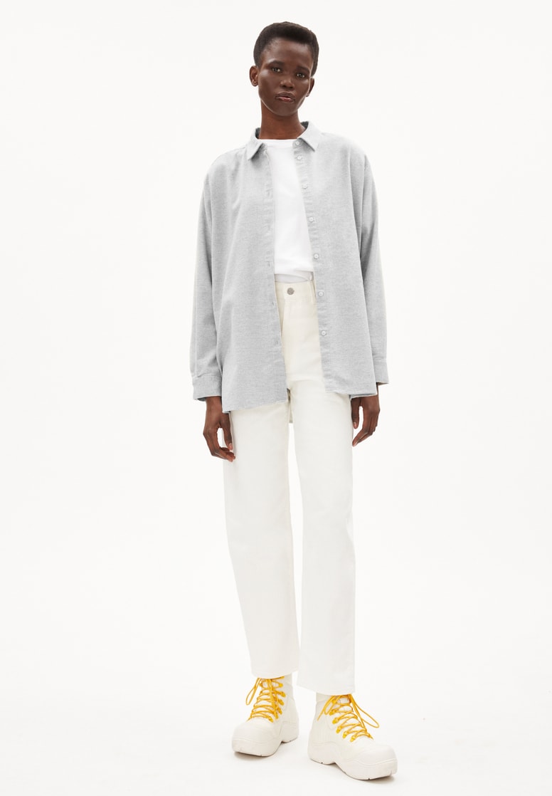 ARMEDANGELS - EALGAA BRUSHED Bluse Relaxed Fit