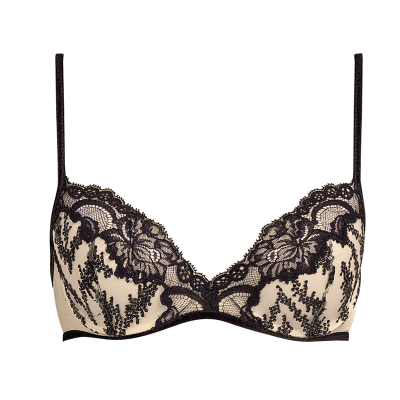 Andres Sarda RENATA Unterlegter BH Schwarz I 3310316ZWA