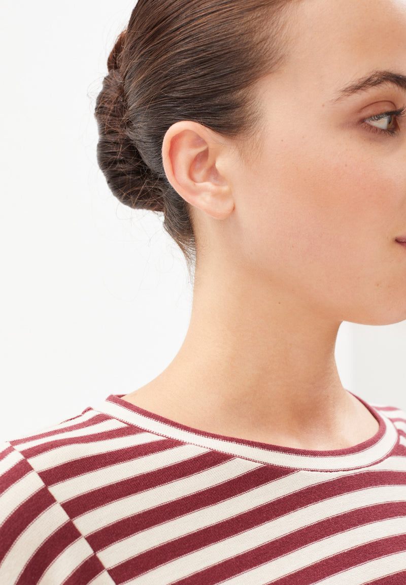 ARMEDANGELS - PALINAA KNITTED STRIPE Longsleeve aus Bio-Baumwolle Mix