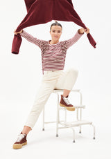 ARMEDANGELS - PALINAA KNITTED STRIPE Longsleeve aus Bio-Baumwolle Mix