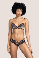 Andres Sarda RENATA Unterlegter BH Schwarz I 3310316ZWA