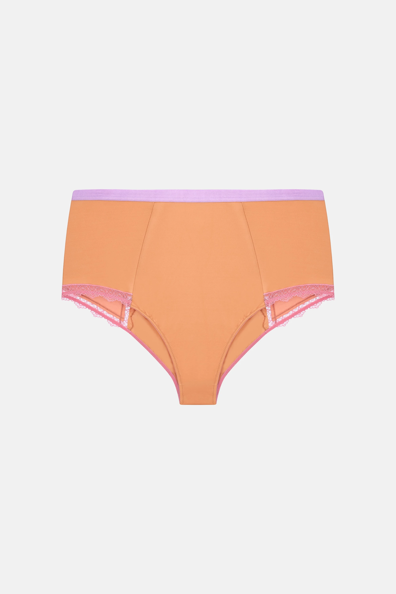 Dora Larsen CYDNEY Taillenslip in dunkelorange-rosa