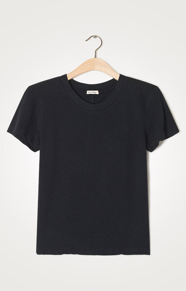 American Vintage Women-T-Shirt SONOMA Rundhals-Ausschnitt Schwarz