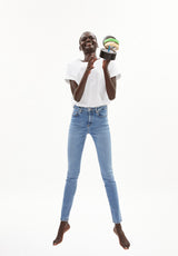 ARMEDANGELS - TILLAA X STRETCH Skinny Fit Mid Waist Sky Blue