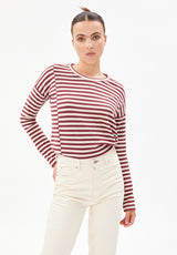 ARMEDANGELS - PALINAA KNITTED STRIPE Longsleeve aus Bio-Baumwolle Mix