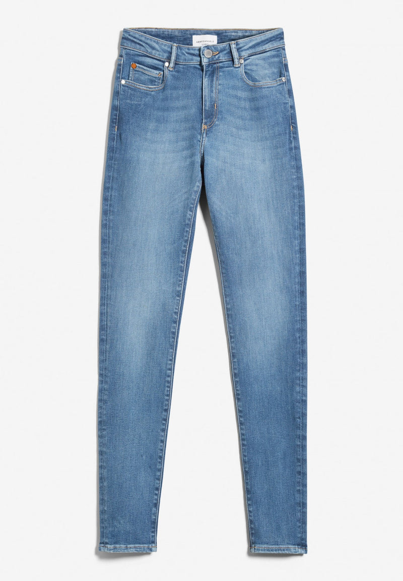 ARMEDANGELS - TILLAA X STRETCH Skinny Fit Mid Waist Sky Blue