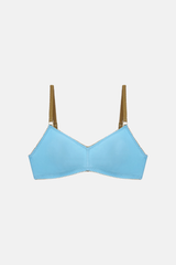 Dora Larsen MARLEY (Bio-)Baumwoll Bustier in babyblau