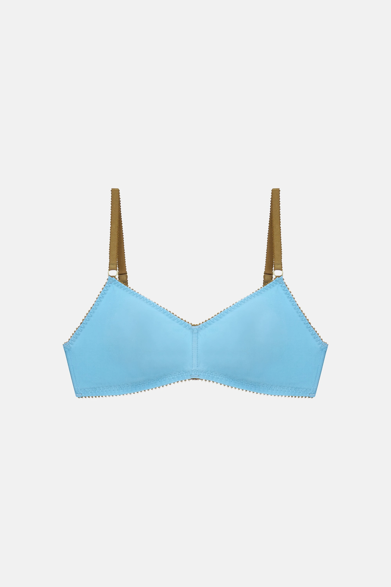 Dora Larsen MARLEY (Bio-)Baumwoll Bustier in babyblau