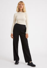 ARMEDANGELS - ALAANI Pullover aus Bio-Baumwolle Oatmilk