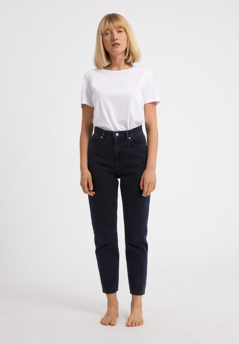 ARMEDANGELS - MAIRAA BLACKBLUE Mom Fit High Waist aus Bio-Baumwolle