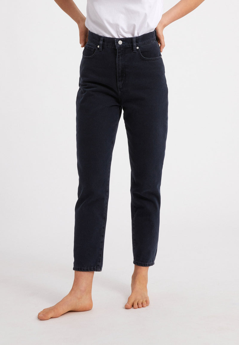 ARMEDANGELS - MAIRAA BLACKBLUE Mom Fit High Waist aus Bio-Baumwolle