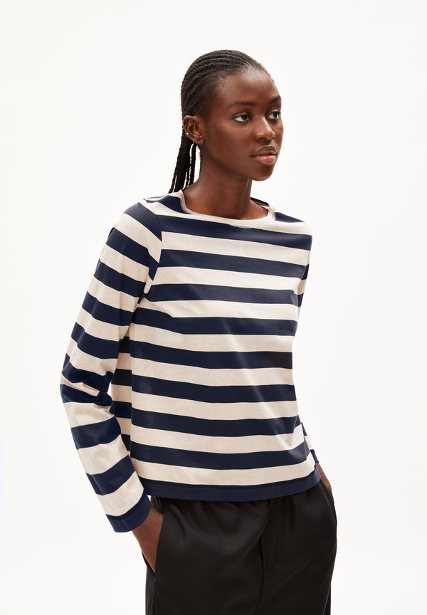ARMEDANGELS -  MARIEKAA BLOCK STRIPE Longsleeve Shirt