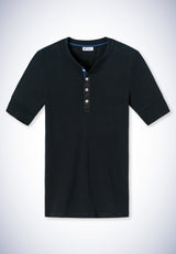 SCHIESSER REVIVAL - Karl-Heinz Shirt kurzarm schwarz