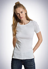 SCHIESSER REVIVAL - Greta T-Shirt kurzarm weiß