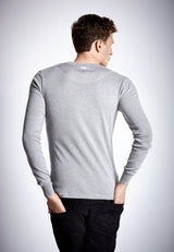 SCHIESSER REVIVAL - Karl-Heinz Shirt langarm grau meliert