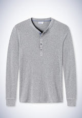 SCHIESSER REVIVAL - Karl-Heinz Shirt langarm grau meliert