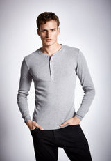SCHIESSER REVIVAL - Karl-Heinz Shirt langarm grau meliert
