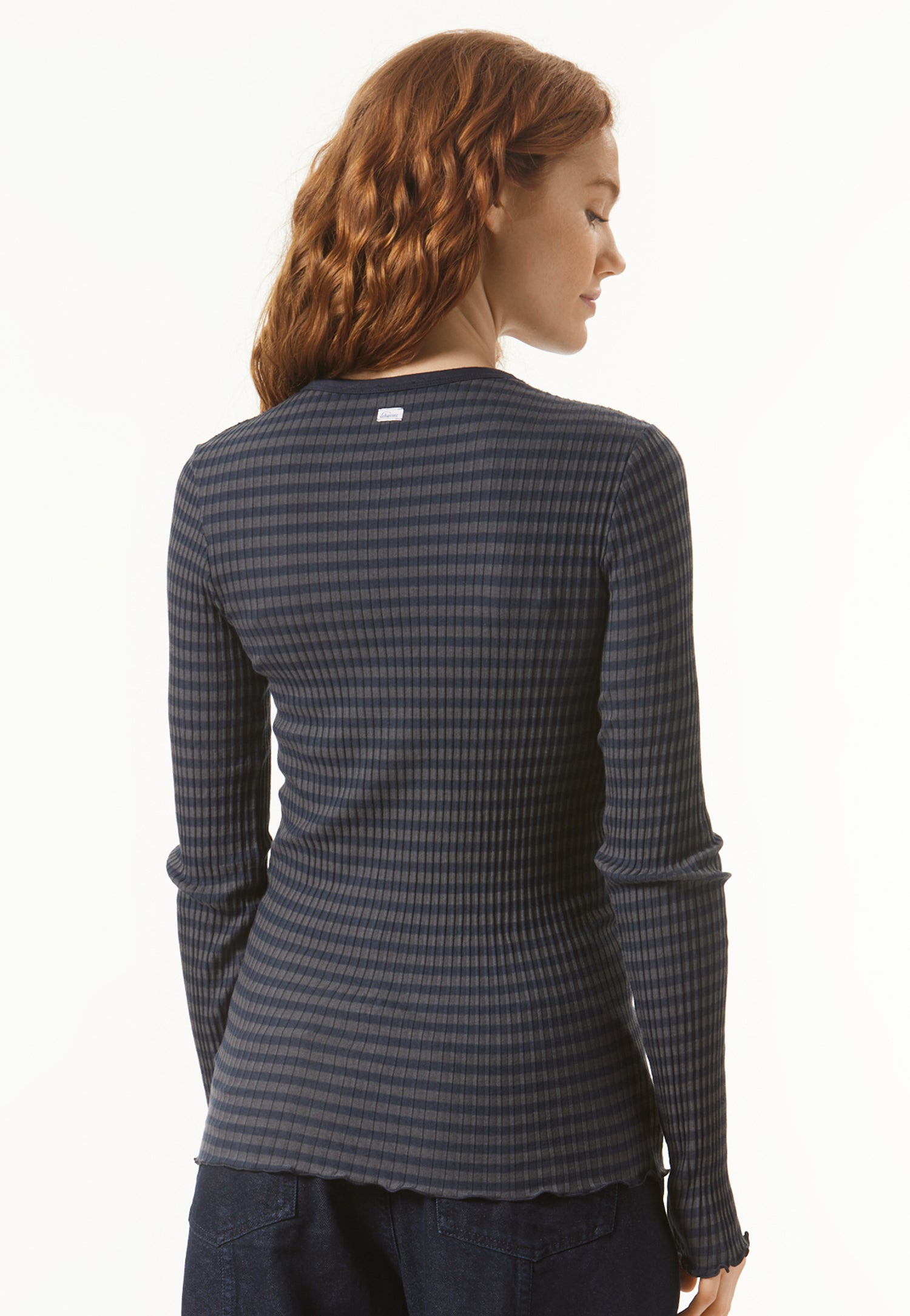 SCHIESSER REVIVAL - Helena Shirt langarm navy