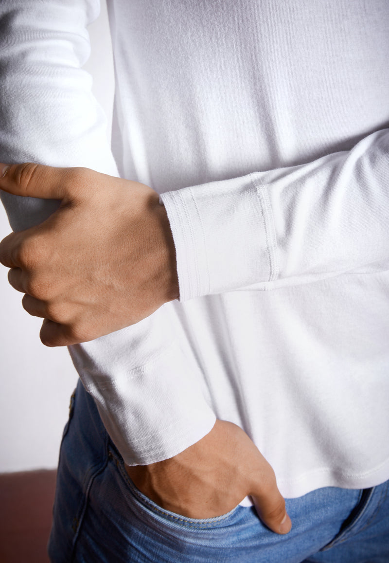 SCHIESSER REVIVAL - Karl-Heinz Shirt langarm weiß