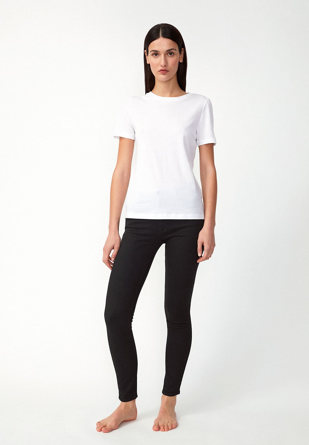 ARMEDANGELS - TILLAA X STRETCH Skinny Fit Mid Waist Black Night