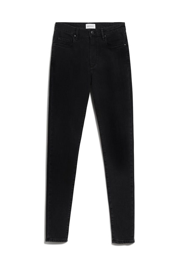 ARMEDANGELS - TILLAA X STRETCH Skinny Fit Mid Waist Black Night