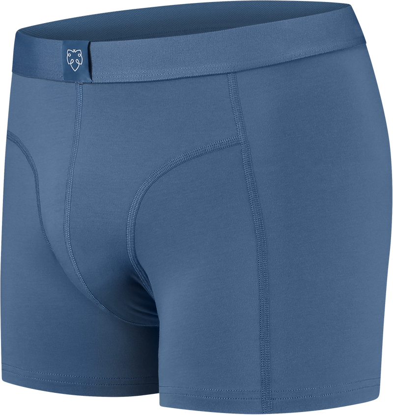 A-dam  - WIBI Basic Boxer Briefs Blue - Solid