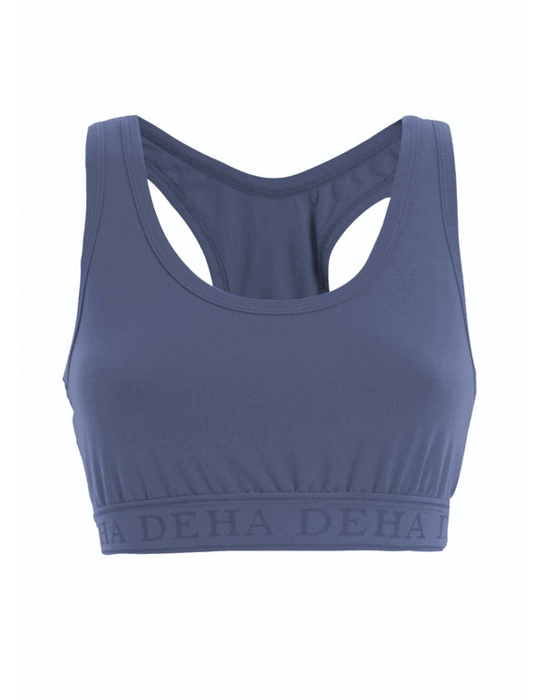 DEHA - Racer Back Sport Bra Moonlight-Blue