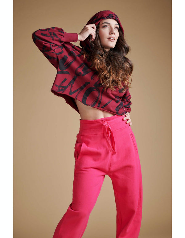 DEHA - Balloon Fit Pants Fuchsia Pink