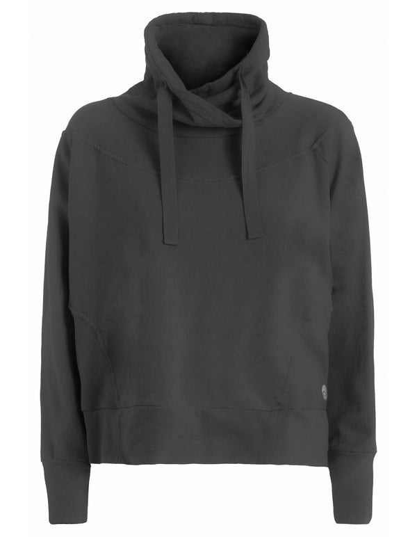 DEHA - High Neck Sweatshirt Black