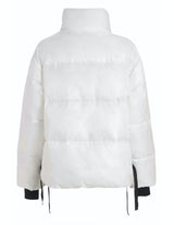 DEHA - Black Trim Padded Jacket Milk White