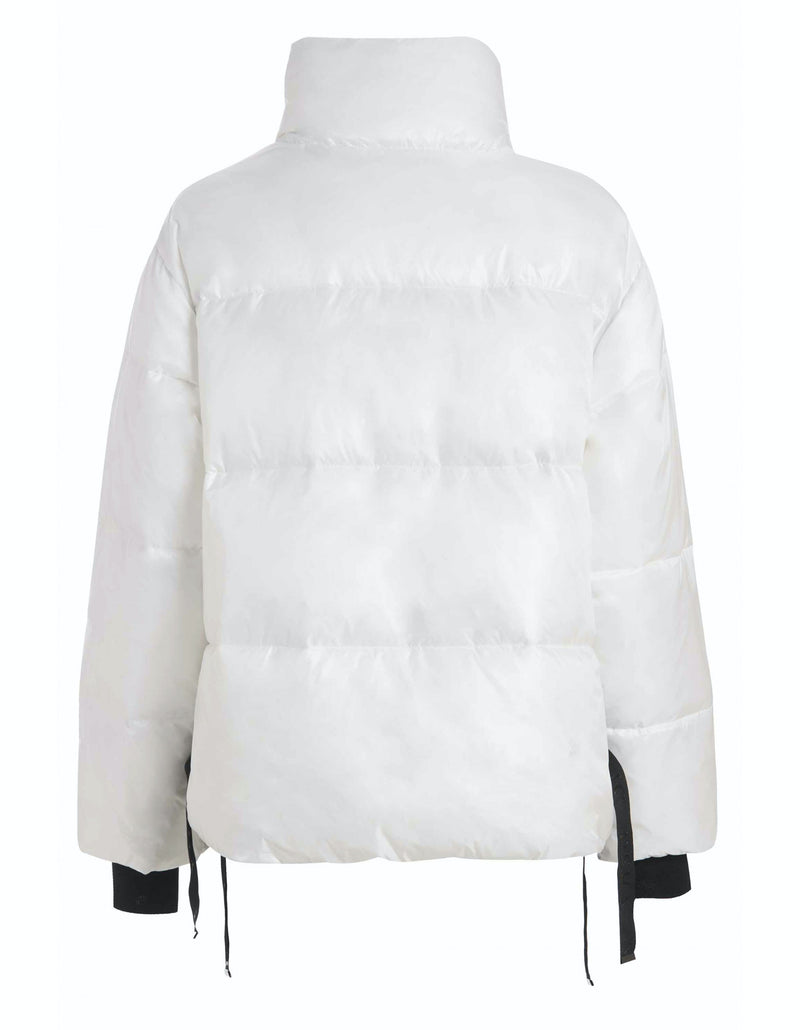 DEHA - Black Trim Padded Jacket Milk White